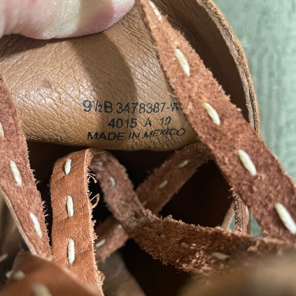 Frye Naomi Pickstitch Leather Booties Size 9.5 - Picture 6 of 9